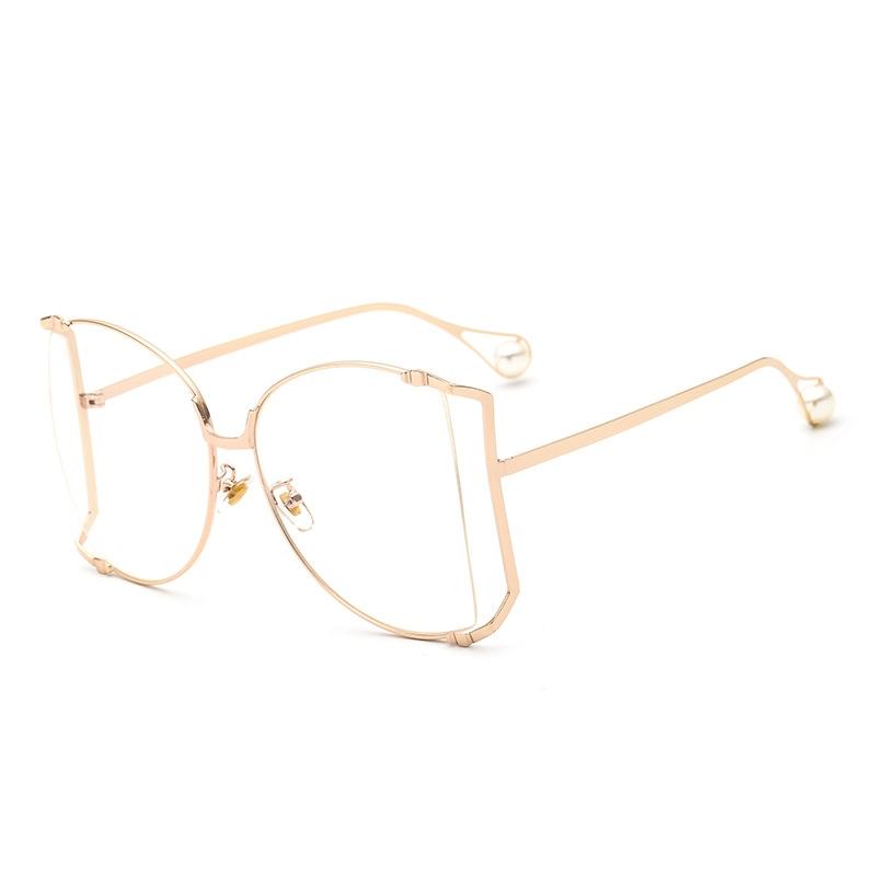 Butterfly Pearl Oversized Sunglasses